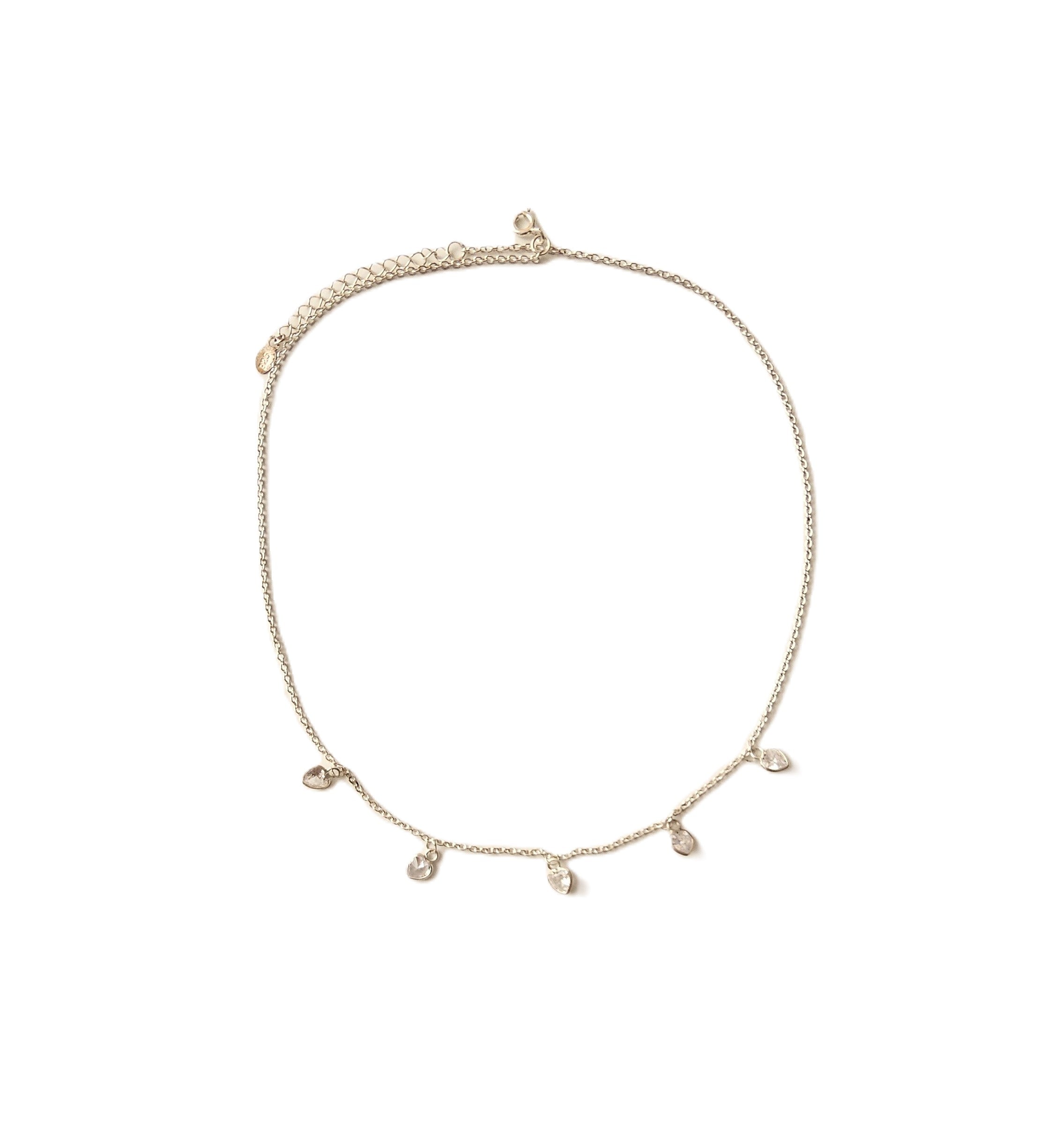 Collar Corazones Cristalinos - La Casa 32