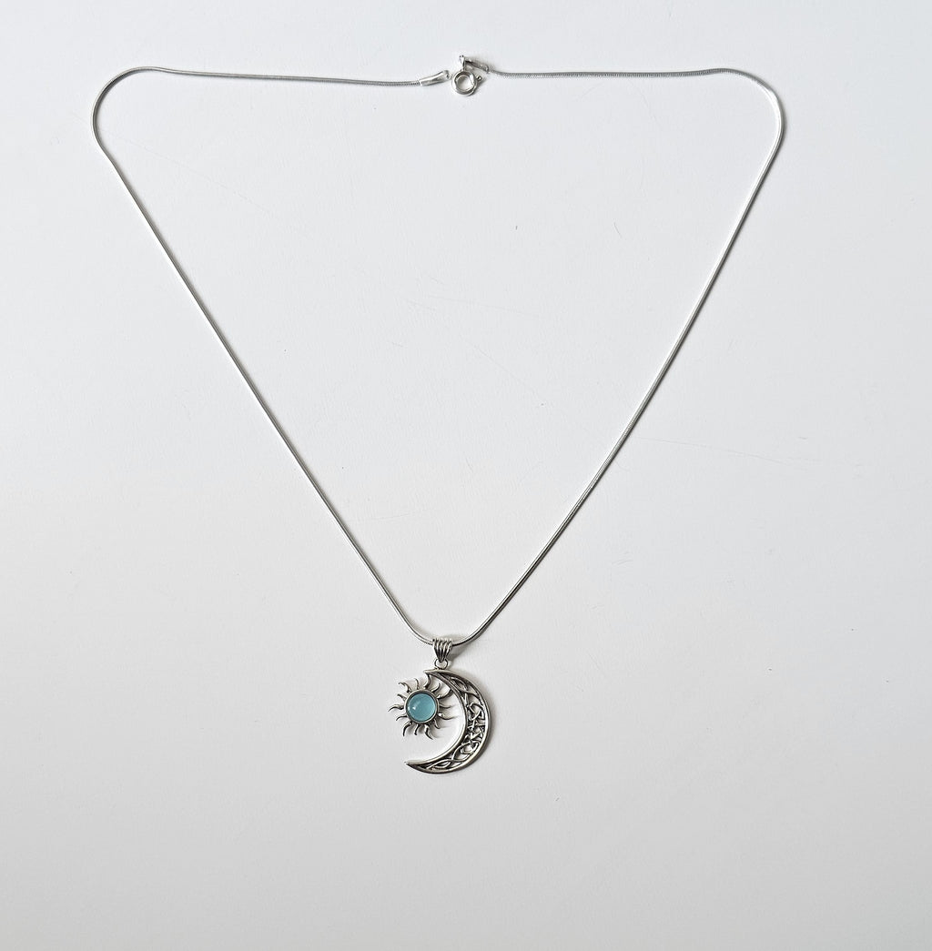 Colgante Luna Agua Marine - La Casa 32