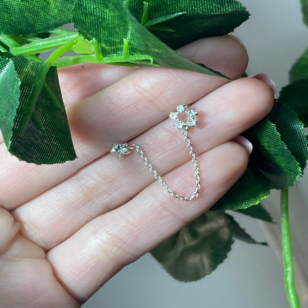 Aro Doble Estrella en Flor - La Casa 32