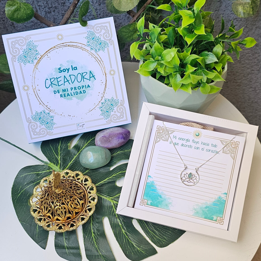 Caja "Soy la Creadora de mi propia Realidad" Paz Interior.
