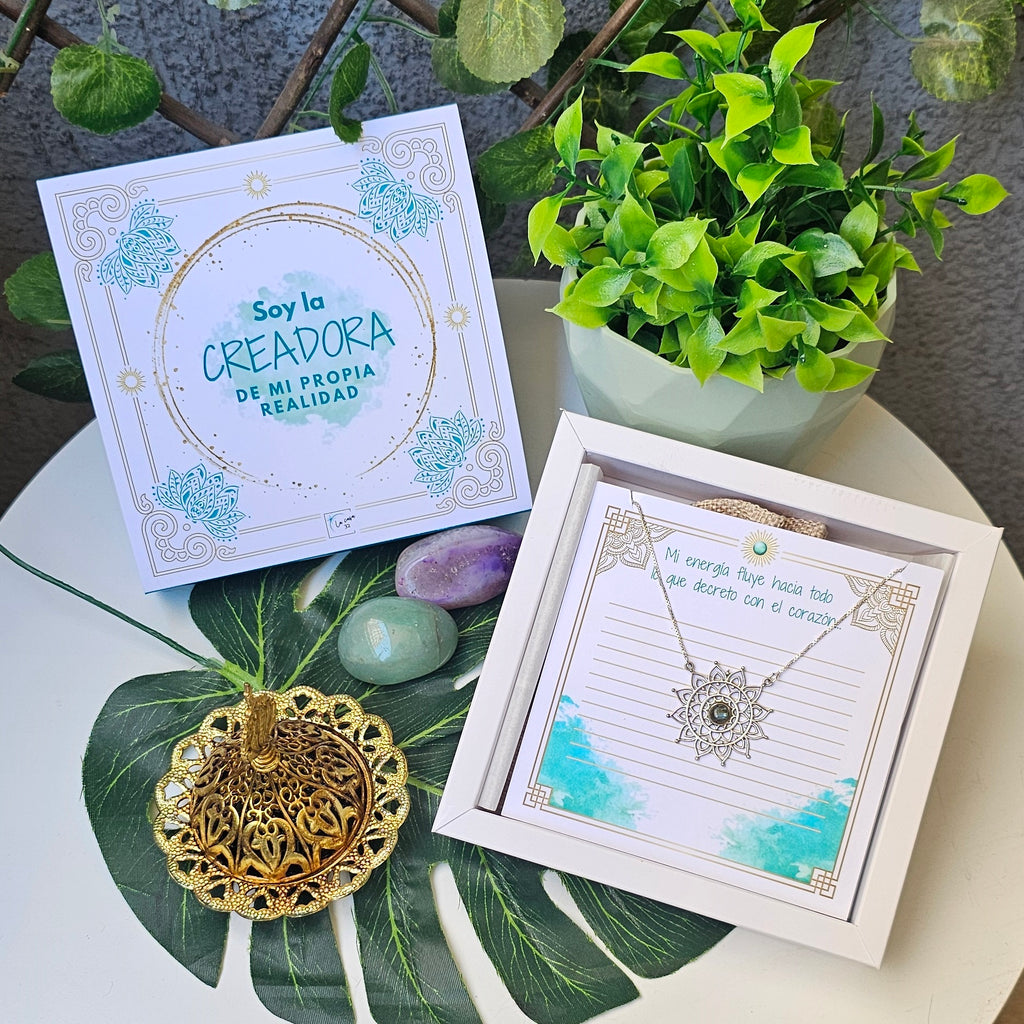 ✨ Caja "Soy la creadora de mi propia realidad" Mandala Renacer.