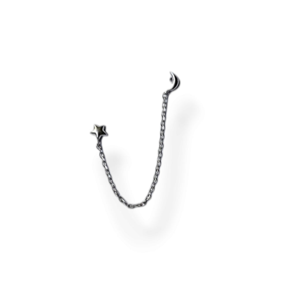 Aro Doble Luna Estrella