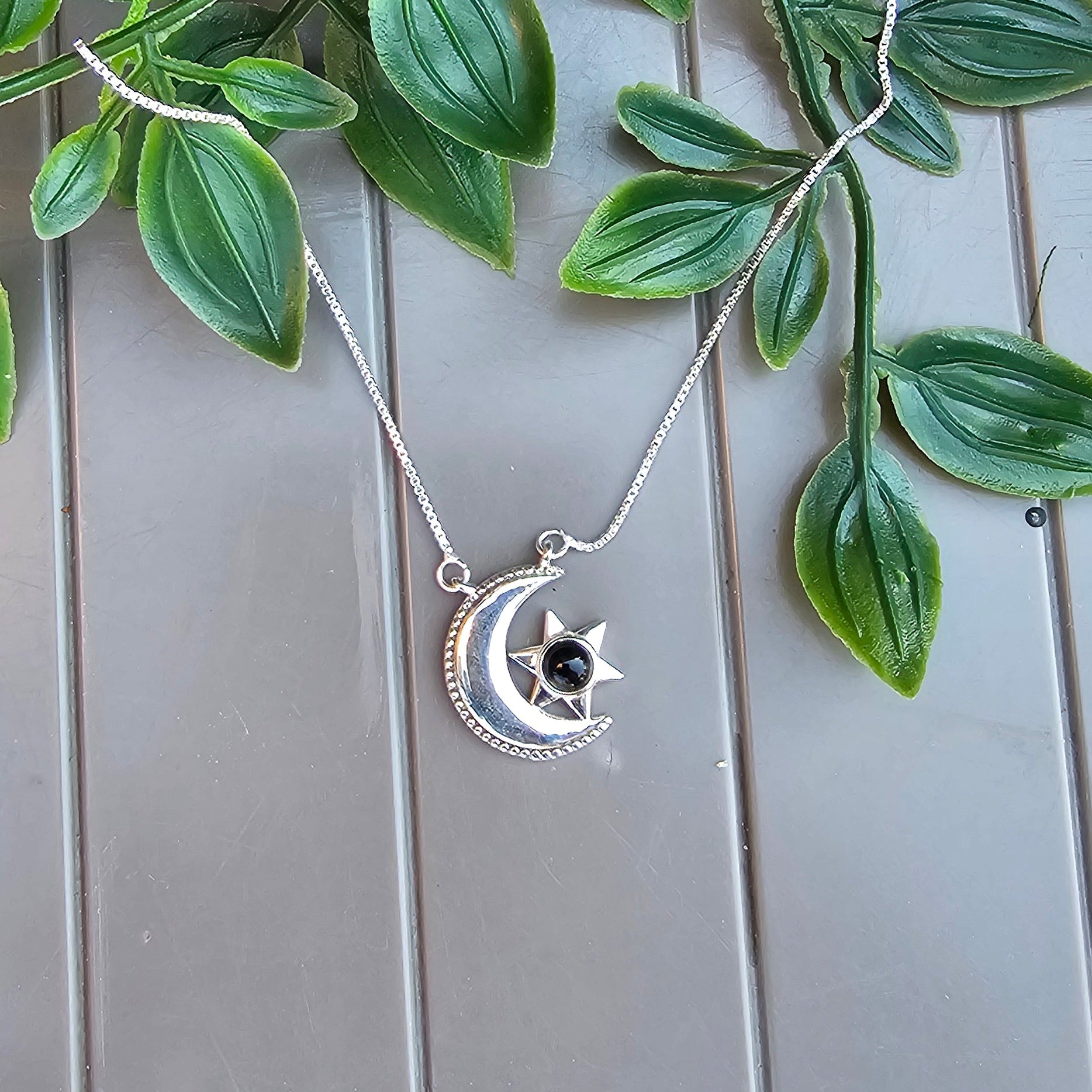 Collar Luna Estrellada